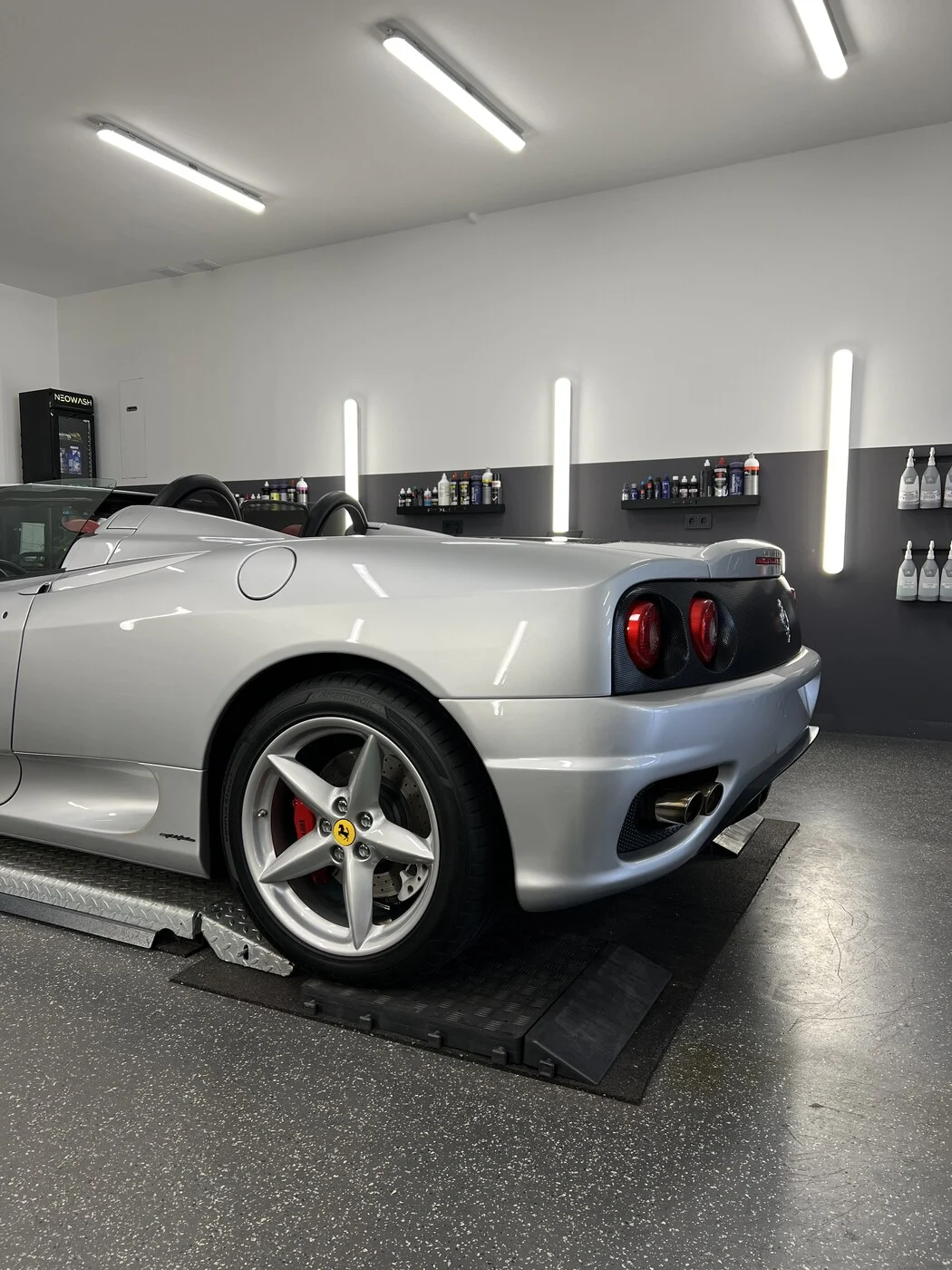 Ferrari 360 Spider nach Keramikversiegelung