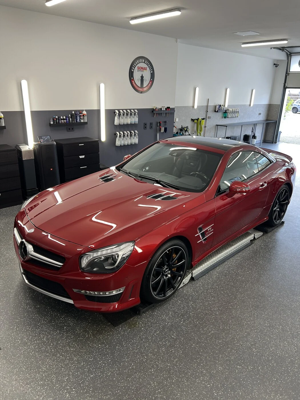 Mercedes-AMG SL 63 nach Keramikversiegelung
